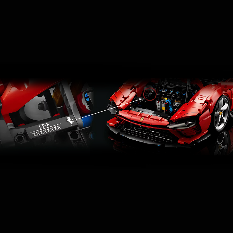 FERRARI DAYTONA SP3 – TECHNICAL SUPERCAR MODEL 1:8 | 3.778PCS