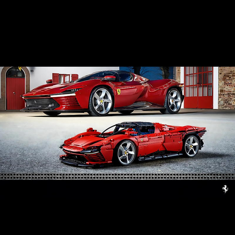 FERRARI DAYTONA SP3 – TECHNICAL SUPERCAR MODEL 1:8 | 3.778PCS